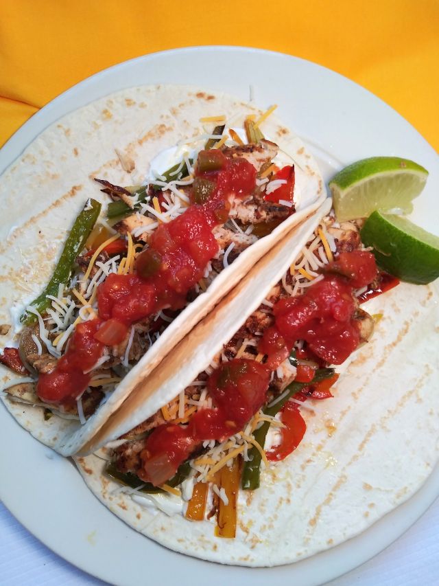 Assembled Super Fast Fajitas for Two